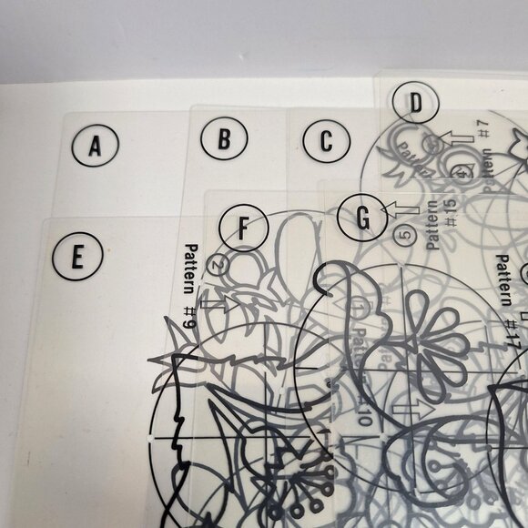 Janome Memory Big Floral Series II Embroidery Card 12 1993 - Picture 4 of 5